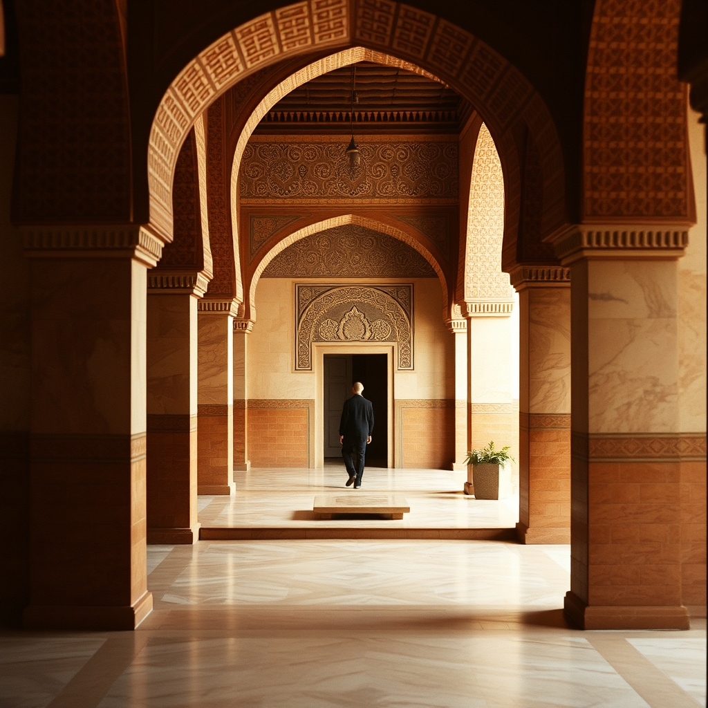 Saadian tombs Marrakech intricate zellige ancient marble